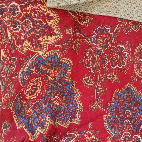 Paisley Floral Weekender Overnight Tote Duffel Shoulder Bag - Picture 4 of 17